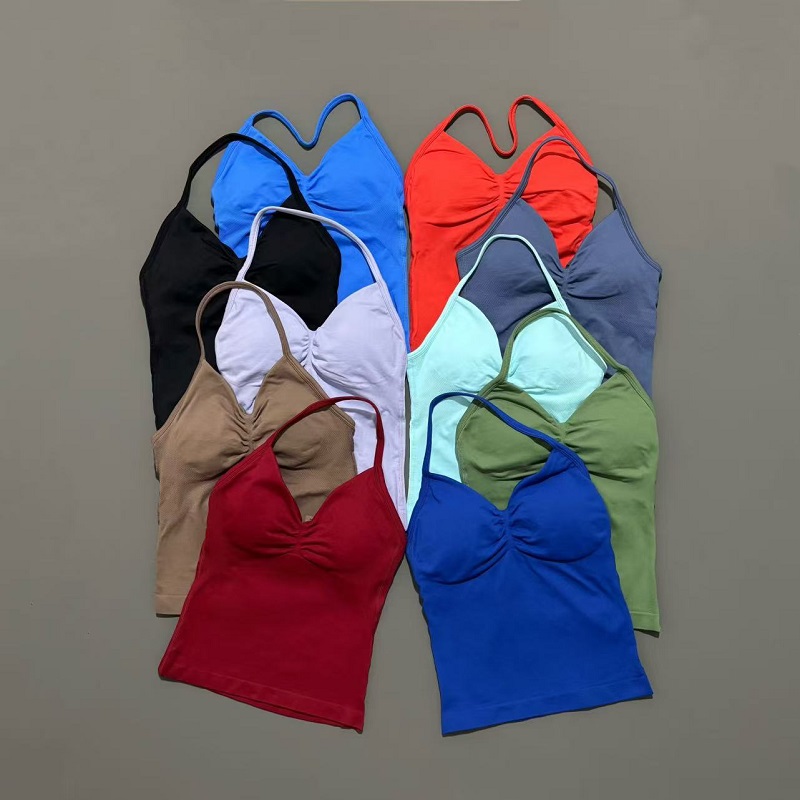 Yoga Fitness Tapis - Gym Sports Tops Women Seamless Yoga