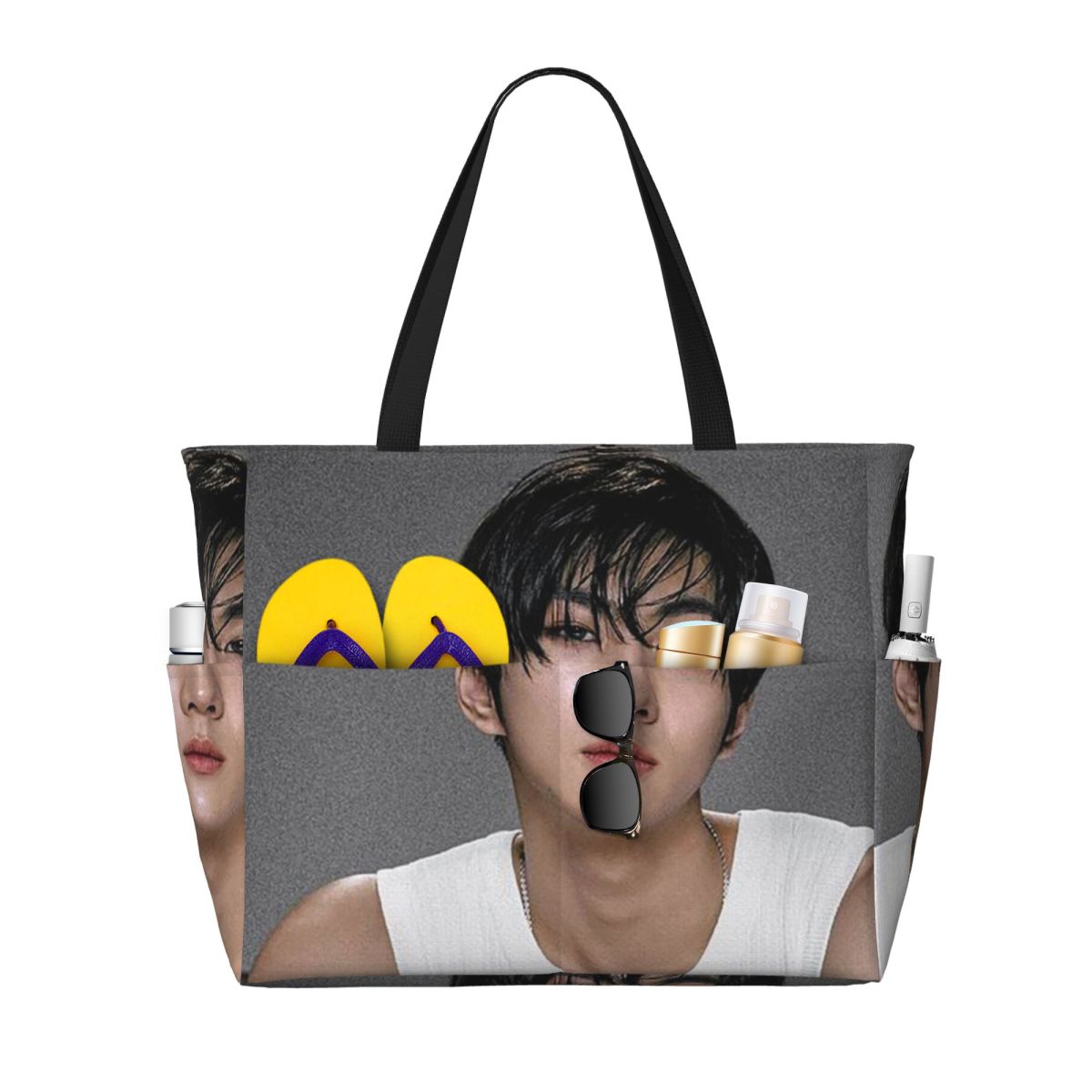 Yoga En Fitness - Jungwon En Kpop Beach Tote Bag