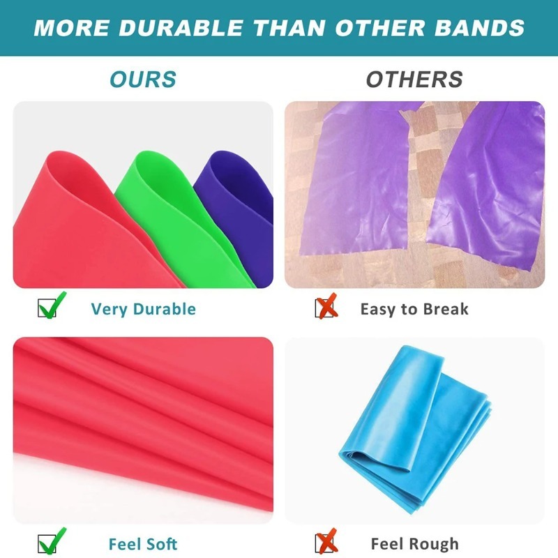 Natural Latex Resistance Bands - огляд і ціна Yoga Fitness Stretching Strap
