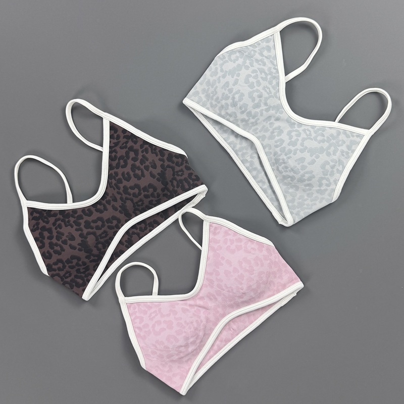 Sports Bra Women Leopard Print - огляд і ціна Yoga Fitness Stretching Strap