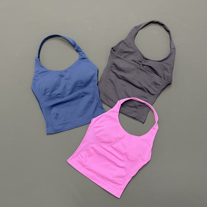 Women Halter Neck Sports Top S - огляд і ціна Yoga Fitness Tapis