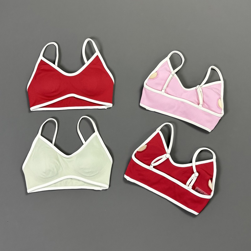 Women Contrastline Yoga Bra V  - огляд і ціна Yoga Fitness Tapis