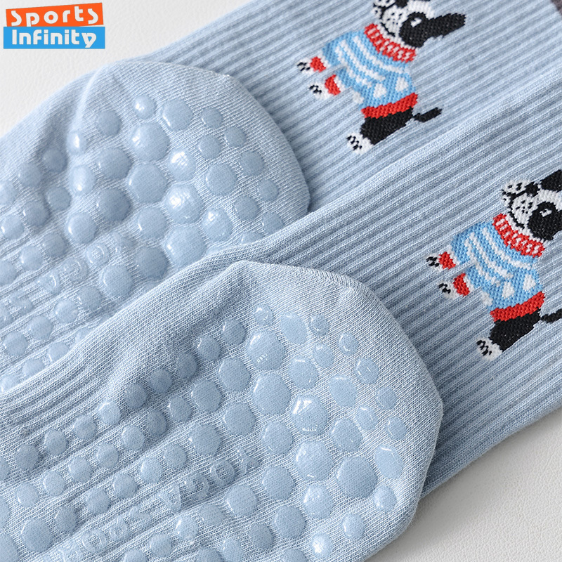 Cute Dog Print Yoga Socks Anti - огляд і ціна Yoga Fitness Dance