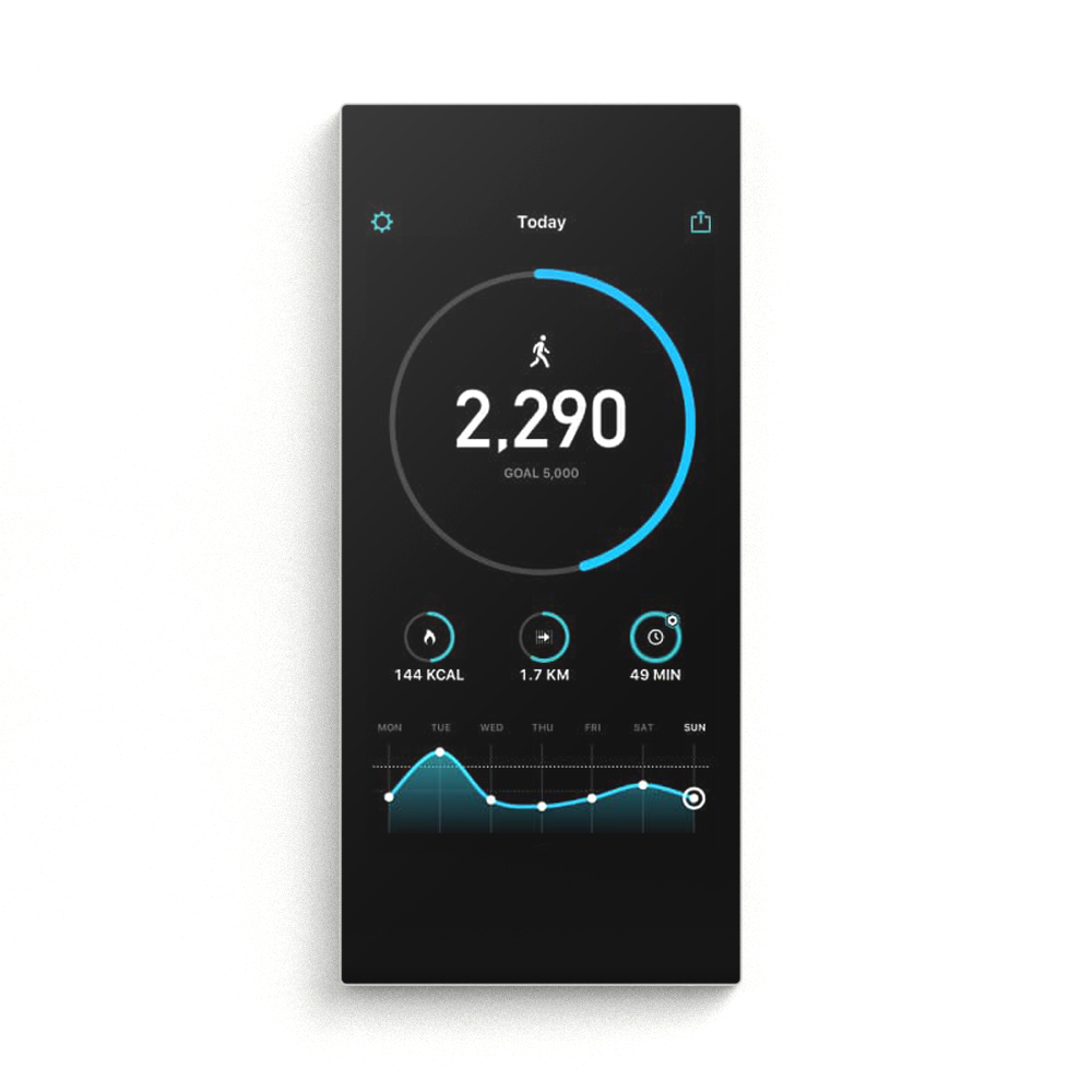 Wall Mounted Interactive Mirro - огляд і ціна Yoga For Fitness App
