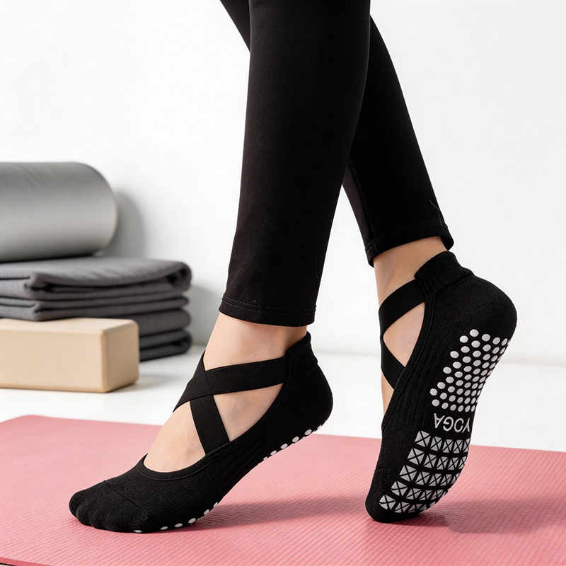 Women Non-Slip Yoga Socks Sili - огляд і ціна Yoga Fitness Dance