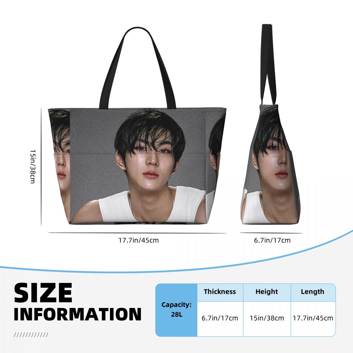 Jungwon En Kpop Beach Tote Bag - огляд і ціна Yoga En Fitness