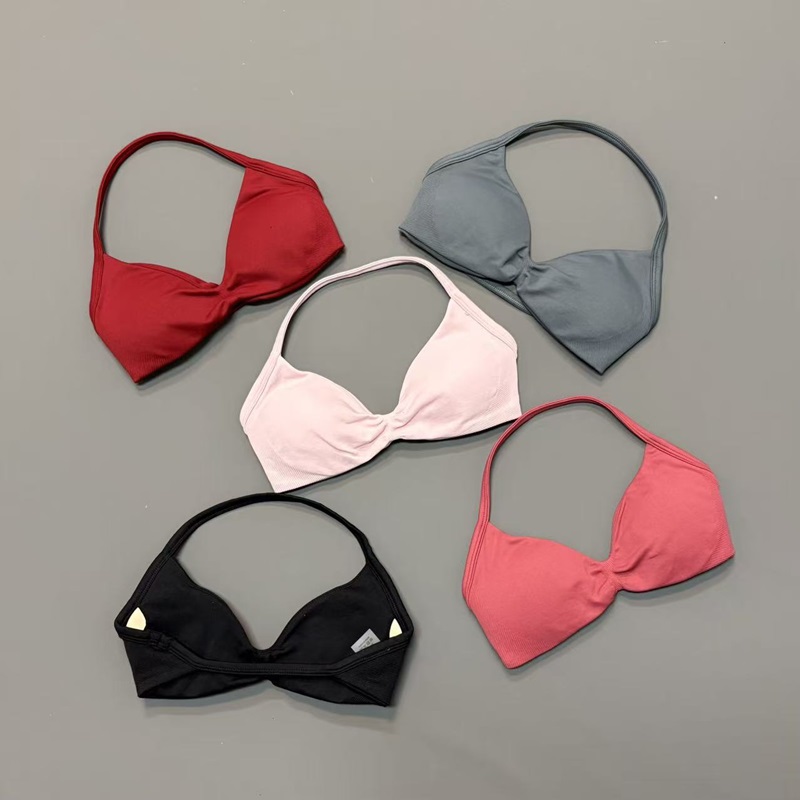 Women Halter Sports Bra V-Neck - огляд і ціна Yoga Fitness Tapis