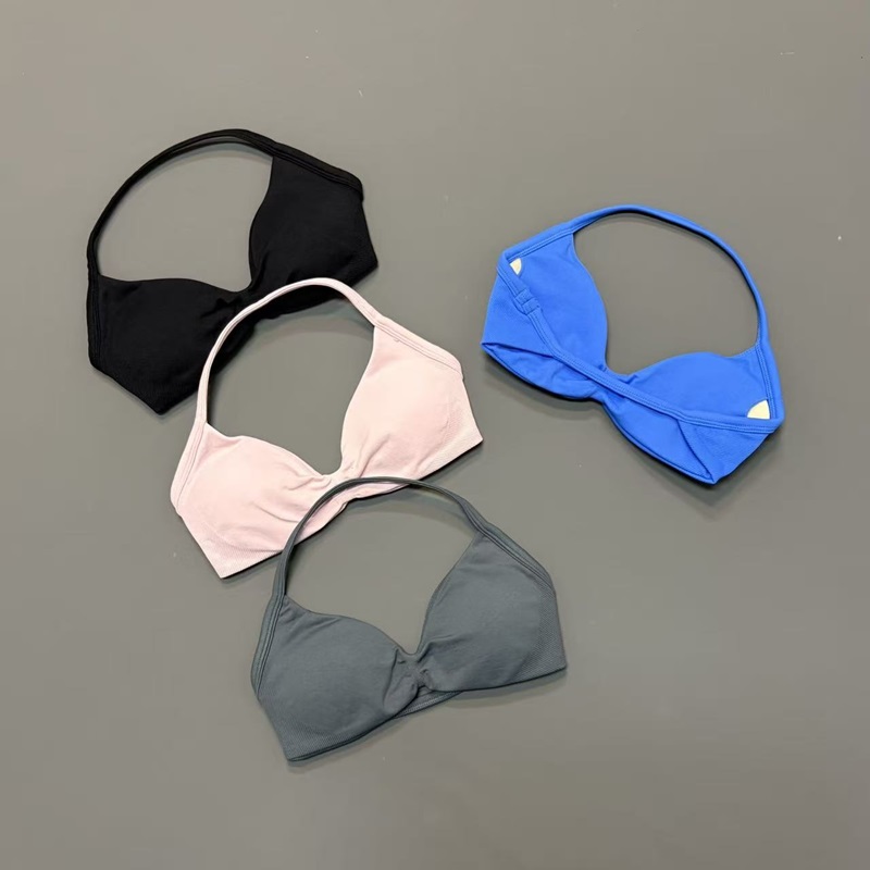Women Halter Sports Bra V-Neck - огляд і ціна Yoga Fitness Tapis
